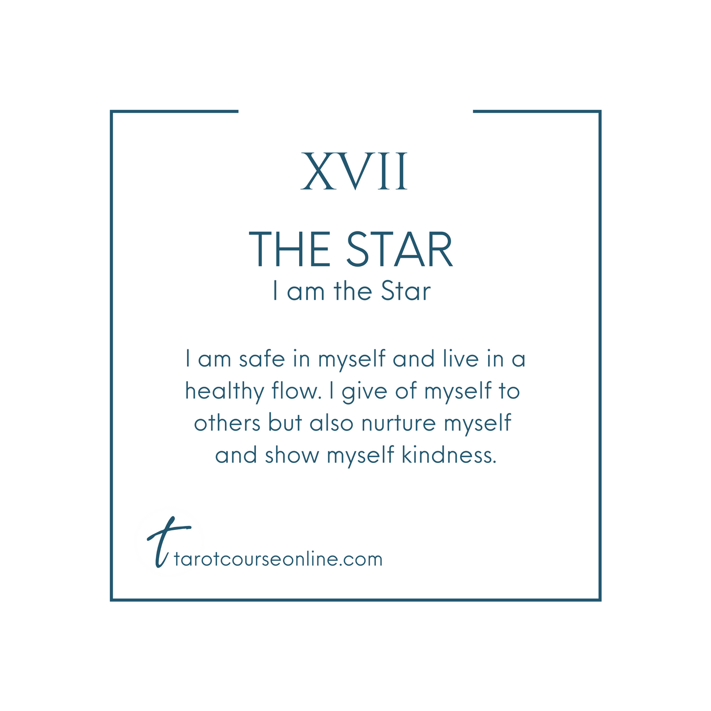 XVII - The Star